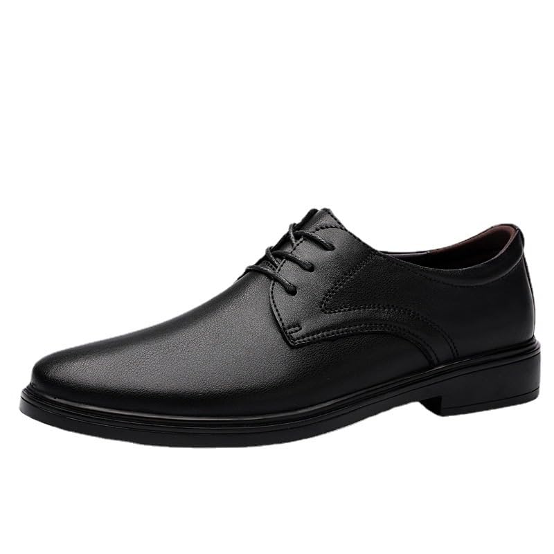 Men Fashion Leather Shoes Classic Lace-up Formal Tuxedo Shoes British Style Casual Dress Formal Business Oxfords Comfortable Wedding Party Shoes2