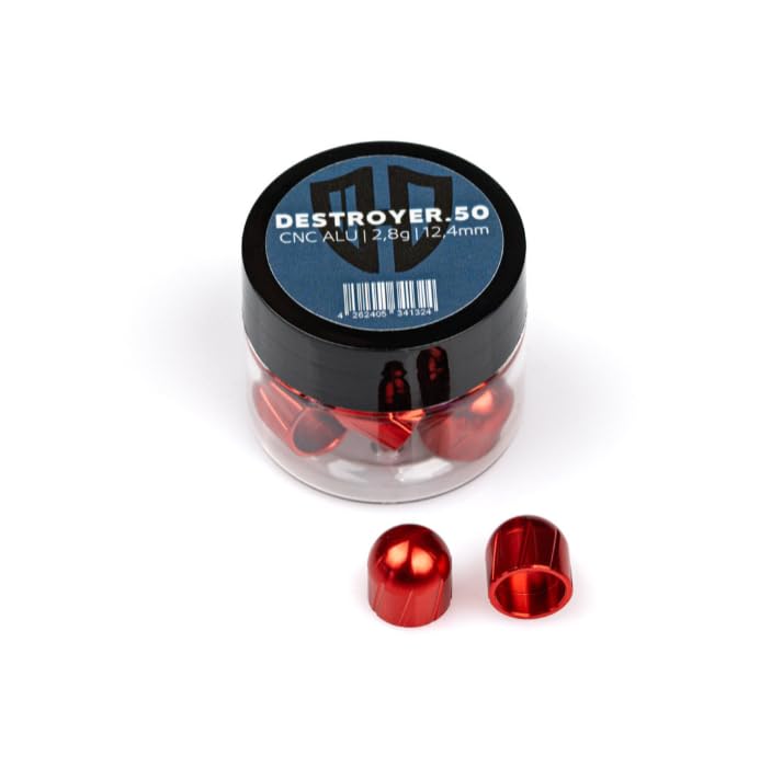 Z-RAM 12 X Destroyer 50 CNC alluminio 2,8 g 12,4 mm rosso | HDR50