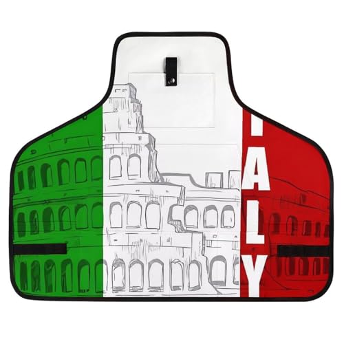 Delantal de herramientas con 8 bolsillos y diseño bandera italiana miniatura 1