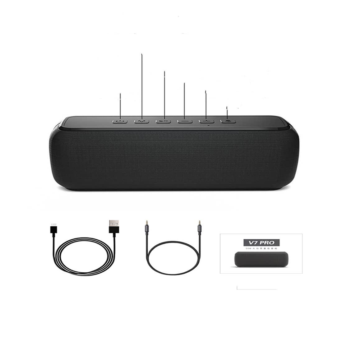 Altoparlante Bluetooth, Altoparlanti Wireless Portatili, Altoparlante Bluetooth Ad Alta Potenza da 60W, Altoparlante Wireless Impermeabile IPX5, per All'aperto, Campeggio