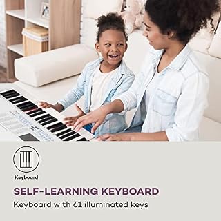 Schubert Etude 255 – LCD Leer Keyboard, E-Piano met 61 Toetsen, Led-Display, Verlichte Toetsen, 255 Ritmes, 24 Demosongs… - Les Beatles, Paul McCartney, John Lennon, RIngo Starr, George Harrison Schubert Etude 255 - LCD Leer Keyboard, E-Piano met 61 Toetsen, Led-Display, Verlichte Toetsen, 255 Ritmes, 24 Demosongs… – Image 2