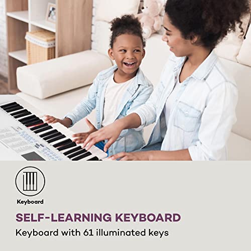 Schubert Etude 255 – LCD Leer Keyboard, E-Piano met 61 Toetsen, Led-Display, Verlichte Toetsen, 255 Ritmes, 24 Demosongs… - Les Beatles, Paul McCartney, John Lennon, RIngo Starr, George Harrison Schubert Etude 255 - LCD Leer Keyboard, E-Piano met 61 Toetsen, Led-Display, Verlichte Toetsen, 255 Ritmes, 24 Demosongs… – Image 3