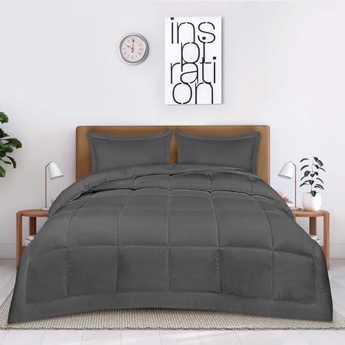 Utopia Bedding UB788 Queen Size Comforter Set With 2 Pillow Shams, Bedding Comforter Sets, Down Alternative Grey Comforter, Soft And Comfortable, Machine Washable thumb #4