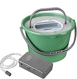 Angel-Berger Köderfischeimer mit Sauerstoffpumpe