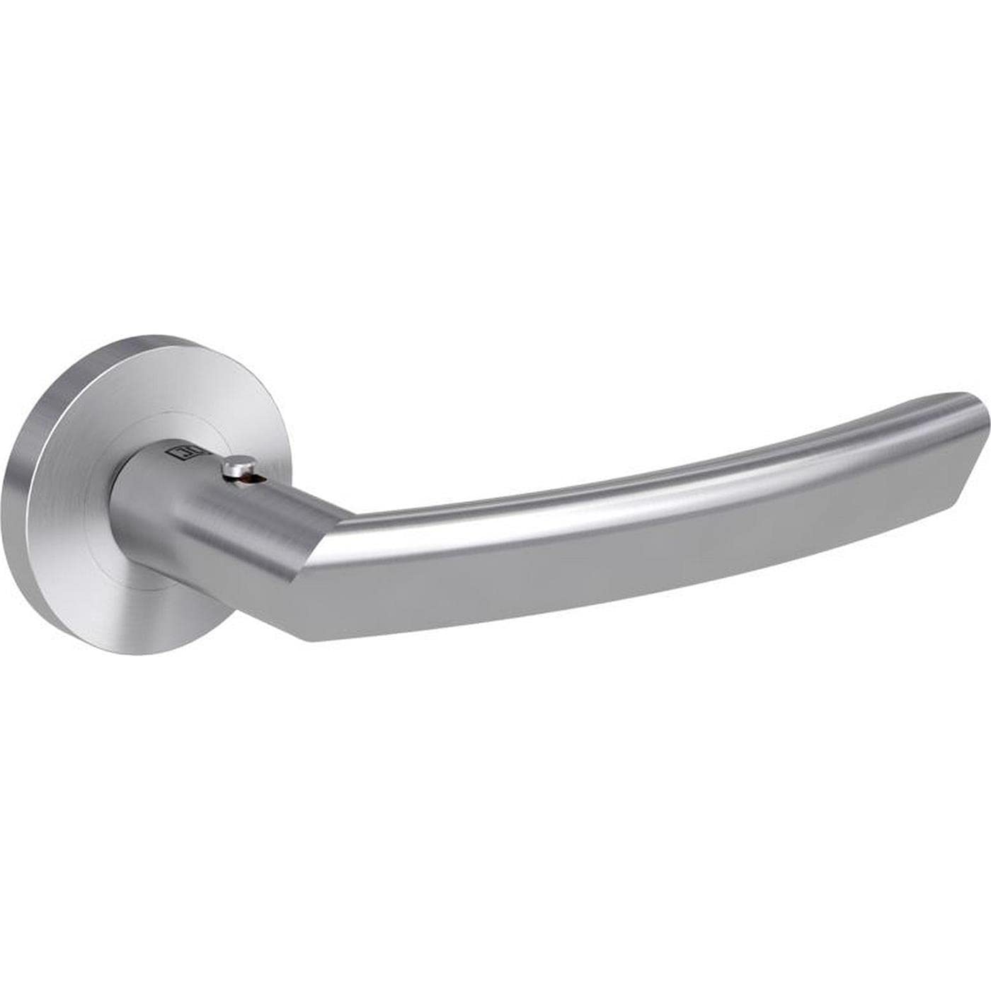 Griffwerk Crystal Türgriffgarnitur Edelstahl matt runde Rosetten smart2lock 2.0 Rechts