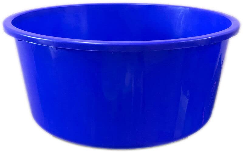 TRTO 100 Litre Color Extra Large Plastic Basin Washing Up Bowl Pet Bath Tub Storage Bucket Container