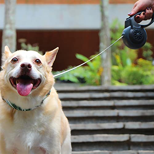 MIMO Guia Retrátil Mimo Conceito Smart Walk Sistema Abs Emborrachada Fita 4M Até 40Kgs Tam. G Preto