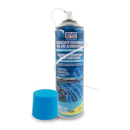Desodorante de aire acondicionado para coche, desinfección de coche, con manguera, elimina el moho y purifica el aire para todo tipo de vehículos, portátil, 500 ml