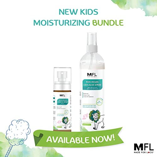 Kids Vegan Locs Aloe Refresher y Oil Spray Bundle miniatura 4