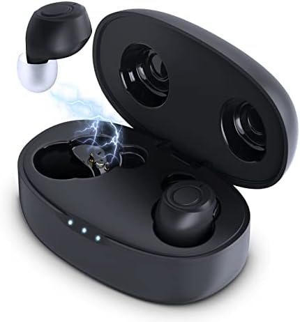 Rechargeable Hearing Aids for Seniors Adults with Smart Noise Canceling, Bluetooth Digital Hearing Amplifiers for Seniors, Invisible and Portable, No Whistling, 2 in 1 hearing aid and music ITE device