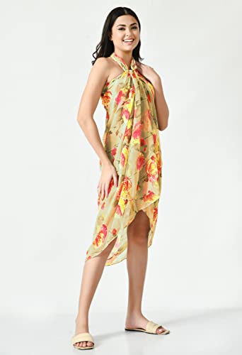 Image of MIRCHI FASHION Western Summer Beachwear Swimsuit Coverup Sarong for Women