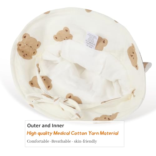 Baby Summer Sun Hat Infant Boys Girls Outdoor Breathable Hat Toddler Medical Cotton Yarn Bucket Hats4