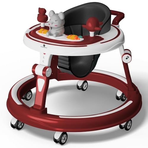 Image of StarAndDaisy Baby Walkers for 9 Months + Or 6-24 Month Baby Boy Girl /360Walker for Kids with 7 Level Height Adjustment /Walker for Baby with Switchable Food & Musical Toy Tray.