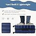 NEWBULIG 20 Inch Carry on Luggage, Lightweight Expandable Rolling Suit Case with TSA Lock, Hard Shell ABS Suitcase with Double Spinner Wheels, Blue