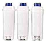 ✅ Aqualogis Modelo Compatible Remplazo para Modelos de Filtro DeLonghi, incluidas las máquinas de café tipo ECAM y ETAM de grano a taza y las máquinas de café tradicionales EC680y EC800. 【Mejora el Sabor del Café】El café está compuesto por 95% de agua, por lo que el agua que usas tiene un impacto significativo en el sabor. Este filtro contiene una resina de intercambio iónico de alta velocidad y carbón activado que elimina las impurezas que afectan el sabor y el aroma del café.