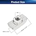 Yinpecly Sliding T Slot Nuts Hammer Head Fastener Nut Half Round Roll in T-Nut for 40×40 Series Aluminum Extrusion Profile Construction Industry, Pack of 30