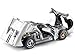 Shelby Collectibles SC404S 1966 Ford GT-40 MK 2 Silver No.7 1-18 Diecast Car Model