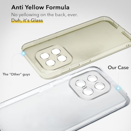 Image of Jkobi Lifetime Anti-Yellow Clear Back Cover Case for Vivo iQOO 15 5G (Sleek Hard Crystal | Shockproof and Camera Protection)