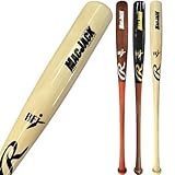 木製バット 硬式 トルピードバット 本場MLB使用選手と同形状 メイプル ローリングス 魚雷バット メイプル 野球館オリジナル限定 BHW5RMJT 84cm900g平均 ブラック×ブラウン