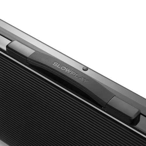 SLOWPLAY Godel Pokerchip-Koffer | Highend-Transportkoffer, Perfekter Schutz für Pokerchips, Hartschale aus deutschem Polycarbonat, Äußerst mobil & robust (fasst 500 Chips, Für 39/40 mm-Chips)