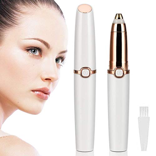 Eyebrow Hair Remover,Painless Trimmer for Women,Portable Eyebrow Hair Removal Razor with Light,Painless-Electric Eyebrow Trimmer Tool Without Battery (New Design)