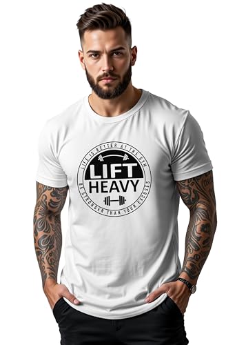 Image of Peppyzone Men's Regular Fit Gym Workout T Shirt for Men