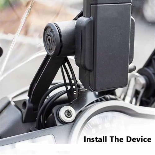 Plus de vibrations avec ce support smartphone moto 1050 ADV et GPS à clip robuste