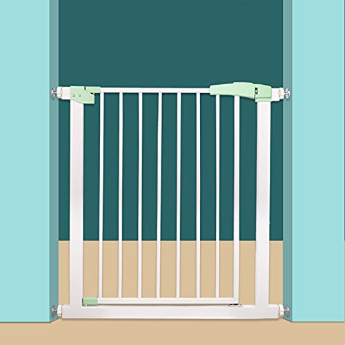 Barrière de sécurité pour animaux et bébé extensible à pression pour escalier