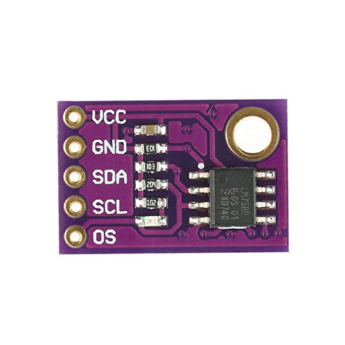 Hailege 2 szt. LM75 LM75A czujnik temperatury moduł High Speed I2C IIC Interface High Precision czujnik temperatury