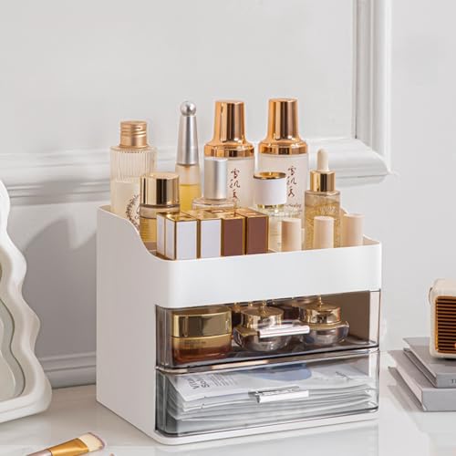 Makeup Organizer for Vanity,Vanity Organizer with 2 Drawers,Makeu...