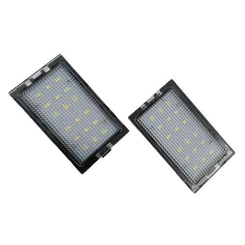 Luz de matrícula LED homologada para Freelander 2 y Discovery lámpara trasera de coche