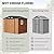 8x6 Ft Outdoor Metal Shed, Storage Garden Shed with Lockable Doors & Vent, Multi-Used Shed for Backyard, Patio, Lawn and Tool & Bicycle Storage