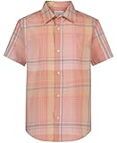 Calvin Klein Camisa tejida de manga corta con botones para niño, 18-20