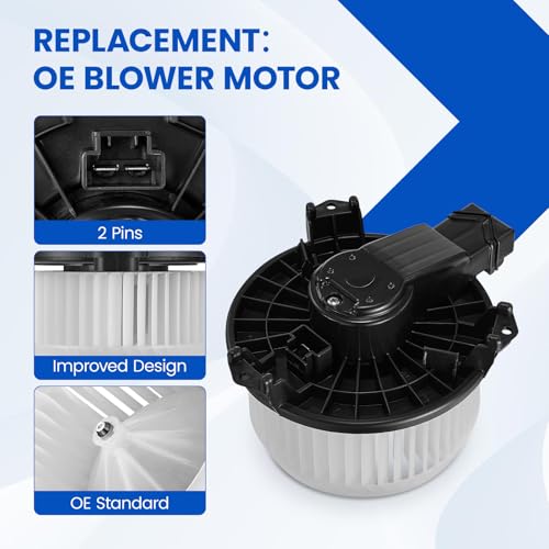 Image of HVAC Blower Motor 8710342090 Compatible with Toyota Corolla 2009-2019, for Matrix 2009-2014, for RAV4 2006-2018, Replace 8710302200 19184662 8710302140 A /C Blower Motor Assembly