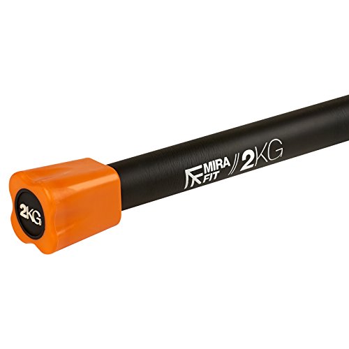 Mirafit Aerobic Weighted Body Bar - Padded Weightlifting Barbell For Gym Studio and Home Training - Image 4