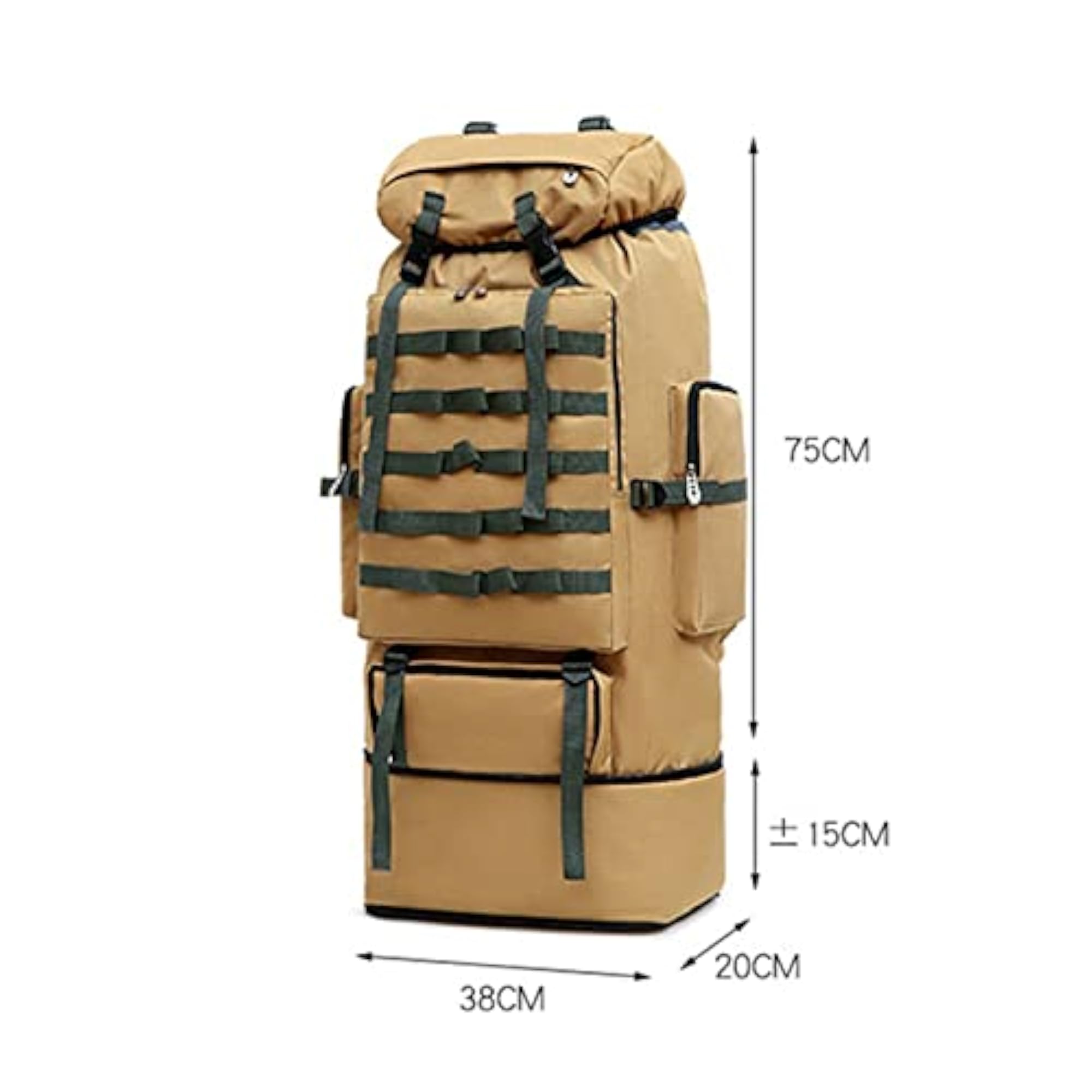 Large Capacity Waterproof Canvas Backpack for Men