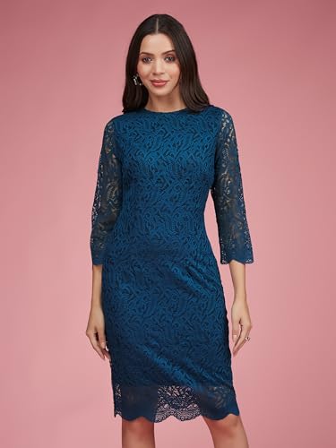 Image of Miss Chase Women's Sleeveless Collared Bodycon Above-Knee Polyester Dress