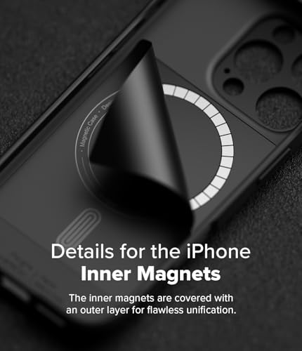 Image of Ringke Onyx Magnetic Compatible with iPhone 16 Pro Case Cover [Strong Magnet] Military-Grade Protection TPU Shockproof Rugged Bumper Full Protection iPhone 16 Pro Back Cover - Camo Black