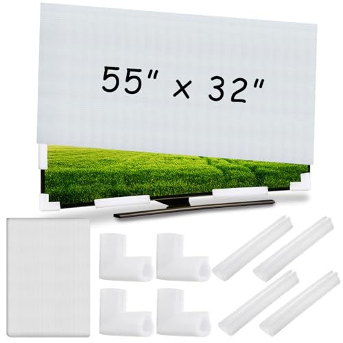 Maasechs TV Cushioning Foam Set Include 1 Pcs Foam Flat