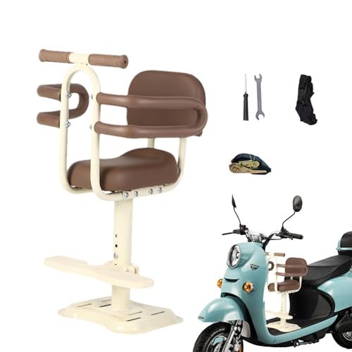 Asiento de bicicleta infantil para bicicleta eléctrica, asiento de bicicleta infantil, asiento cómodo para bicicleta, asiento delantero para niños, portabebés desmontable para bicicletas de ciudad