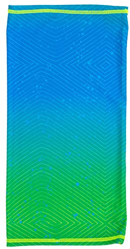 WindRider FPS 50+ Polaina de pescoço, máscara de rosto – Proteção solar para pesca, Blue Crescendo,