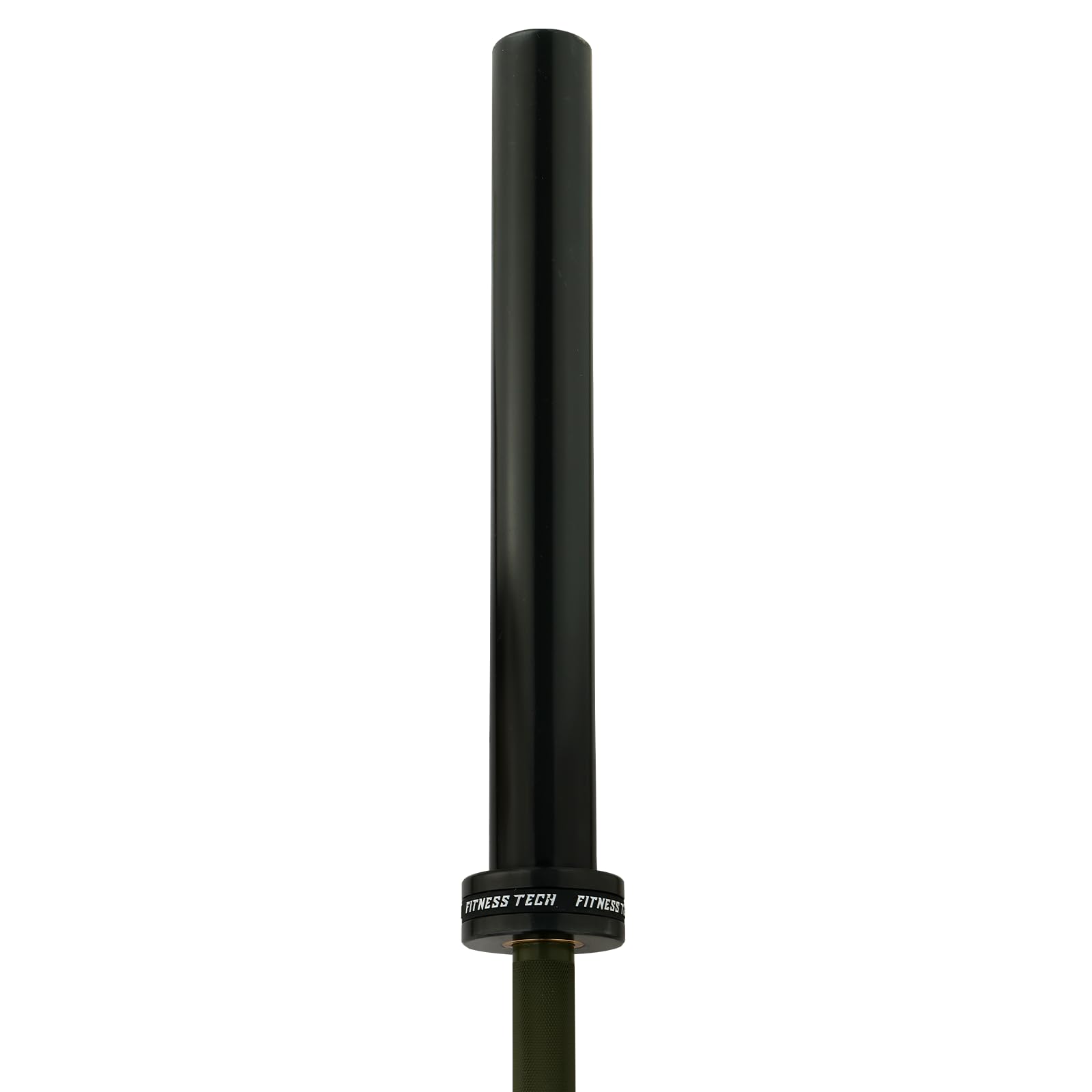 Barra Olímpica Verde 2.2 m – 50 mm – 8 Rodamientos – Carga Máx. 454 kg – Acero Cromado – Powerlifting, Halterofilia, Crosstraining – Fitness Tech