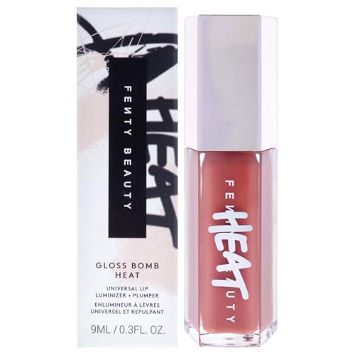 Gloss Bomb Heat Universal Lip Luminizer Plus Plumper - 03 Fenty Glow Heat by Fenty Beauty for Women - 0.3 oz Lip Gloss