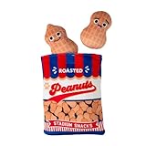 Fringe Studio Plush Dog Toy, Hide & Seek Burrow 3 Pieces Set, NUT-in BUT Fun, Pet Shop Collection (289243)