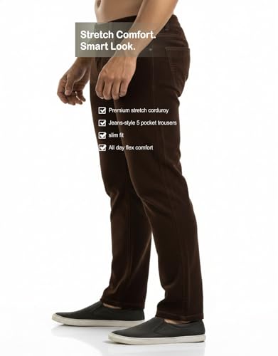 Image of BELANO Men's Corduroy Jeans Style