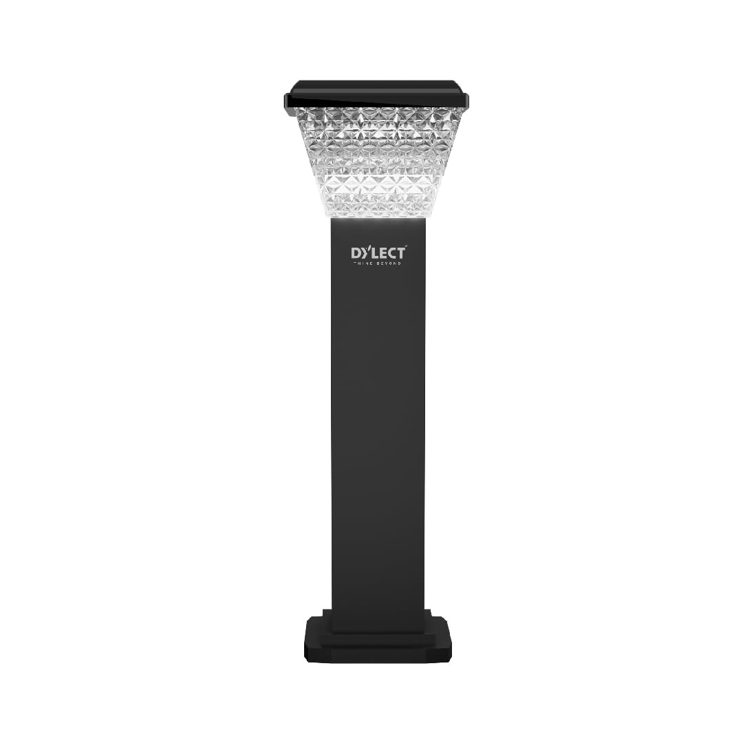 Dylect® Luxe Decorative Solar Light for Garden Outdoor, Terrace, Lawn, Resort, Multi Color LED, IP65 Waterproof, Solar Pillar Light with Wireless Remote - Ground Mount, Auto On-Off (Pyramid Shape)-image-45