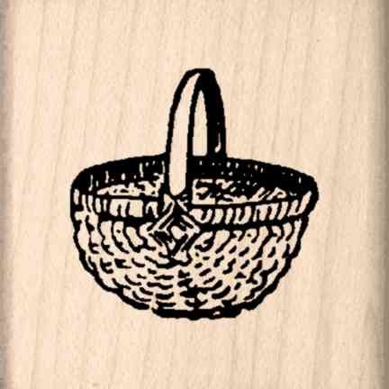 Stamps by Impression Basket Rubber Stamp