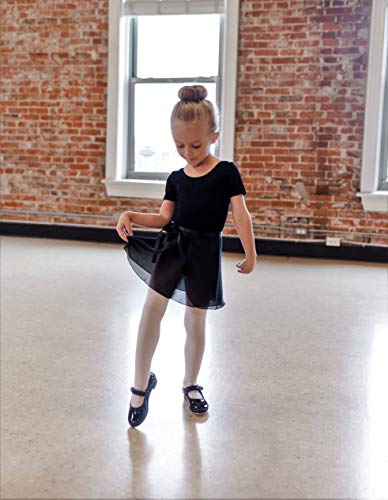 Dance Class Girls Molly Jane Tap Shoe Mary Flat, Black Patent, 10 Toddler - Thumbnail 3