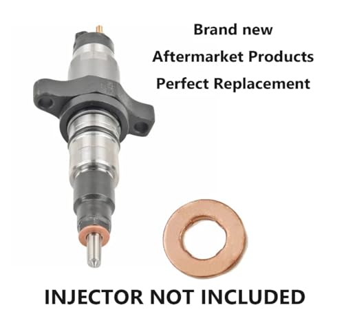 AUTOCHECKNOW 6X Dichtring Kupferscheibe Injektor für BMW für Mercedes für CITROËN F00VC17503 13532247156 2856436