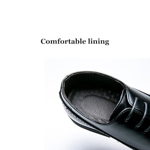 Men's Classic Lace Up Brogues Wingtip Dress Shoes Comfortable Business Banquet Formal Oxfords4